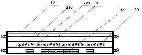 Integrated anti-counterfeiting detection sensor module and banknote counting and detecting machine provided with same