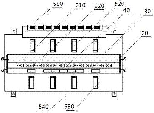 Integrated anti-counterfeiting detection sensor module and banknote counting and detecting machine provided with same