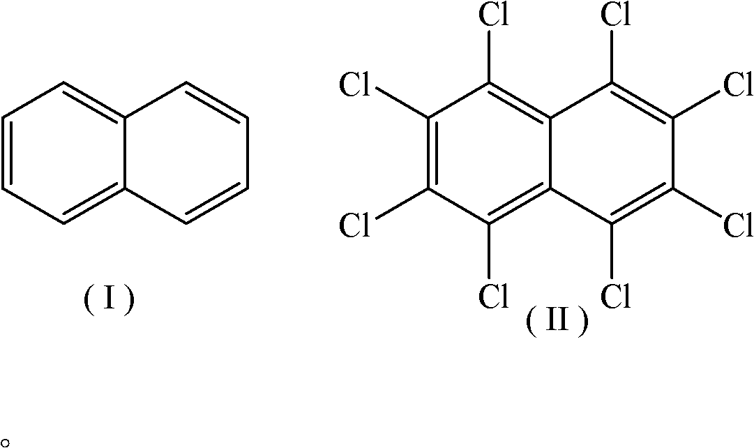 Method for preparing octachloronaphthalene