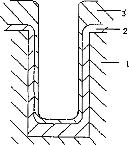 Device and process method for filling aluminum into nano through holes by using PVD method