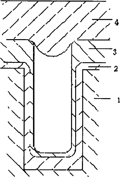 Device and process method for filling aluminum into nano through holes by using PVD method