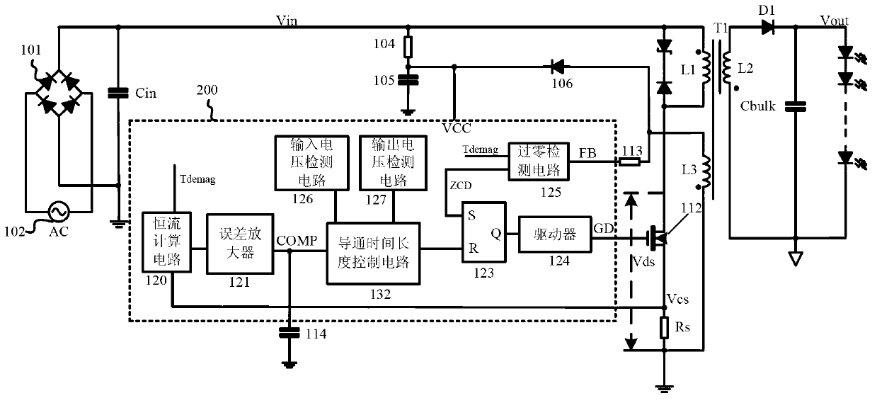 Switching power supply controller and switching power supply containing same
