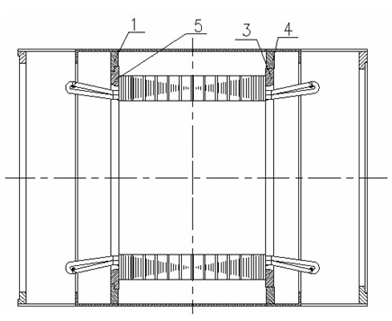 Mode and device for fixing stator and base of motor