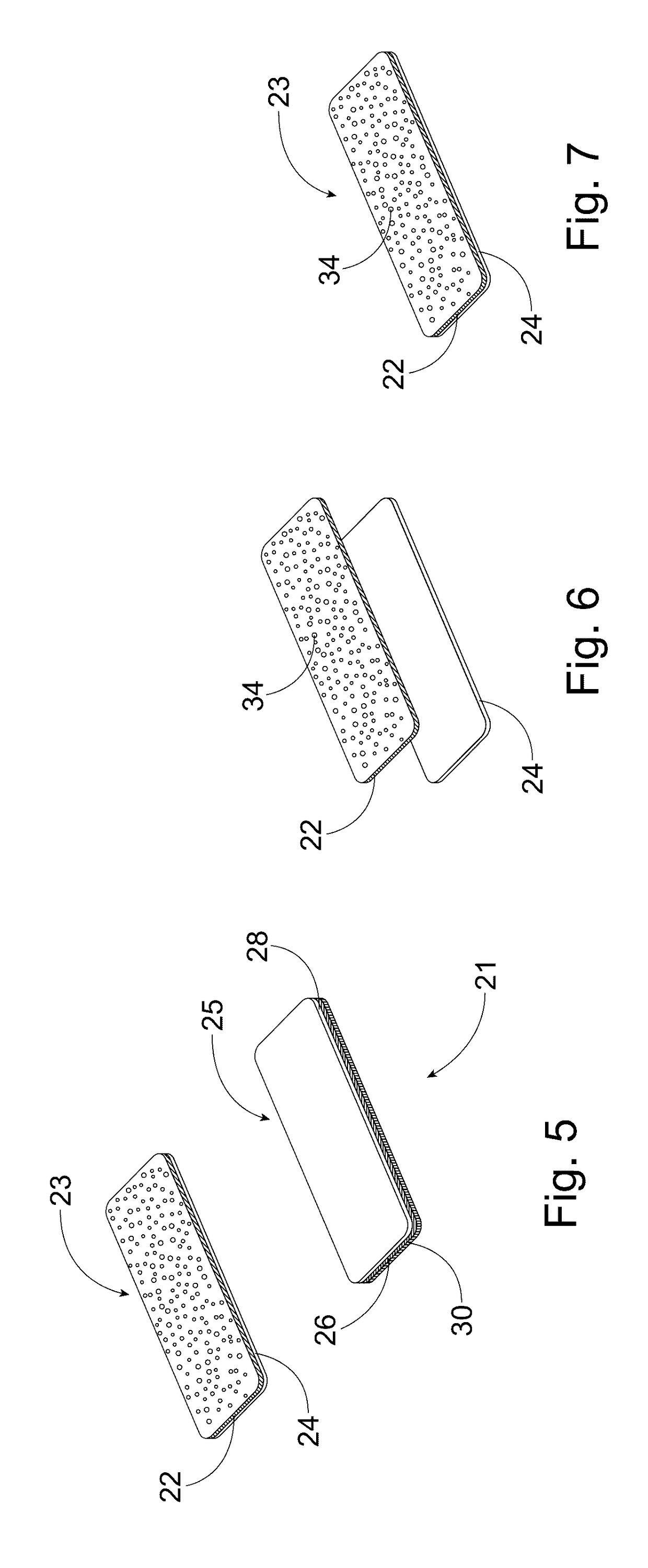 Multi-film delivery system for multi-component teeth whitening, desensitization and remineralization