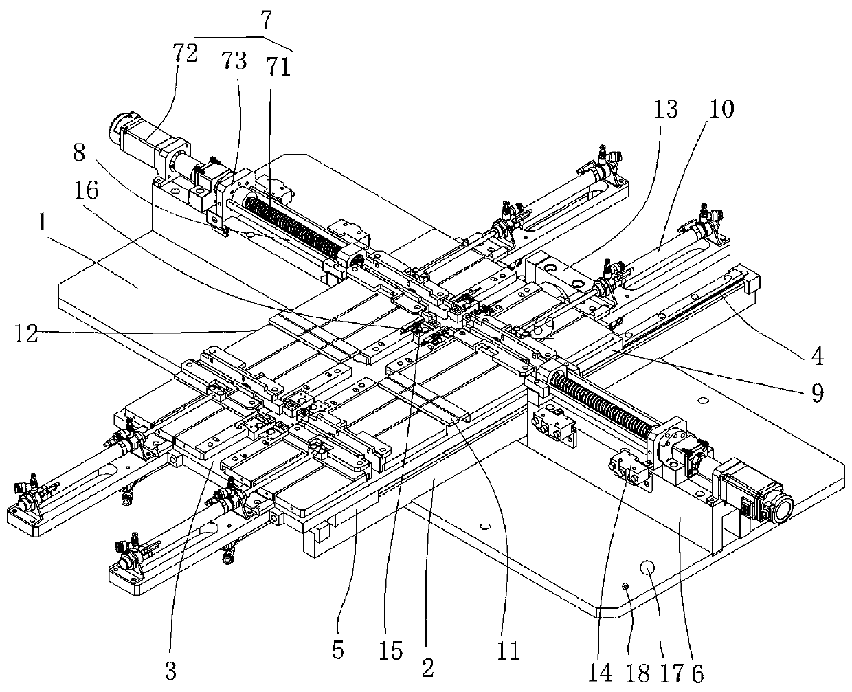 Magnetic steel distribution device