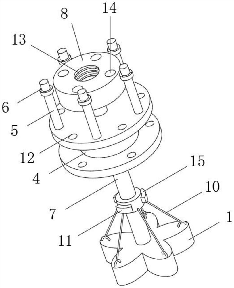 Stepless dimming type ceiling lamp with stable hoisting structure