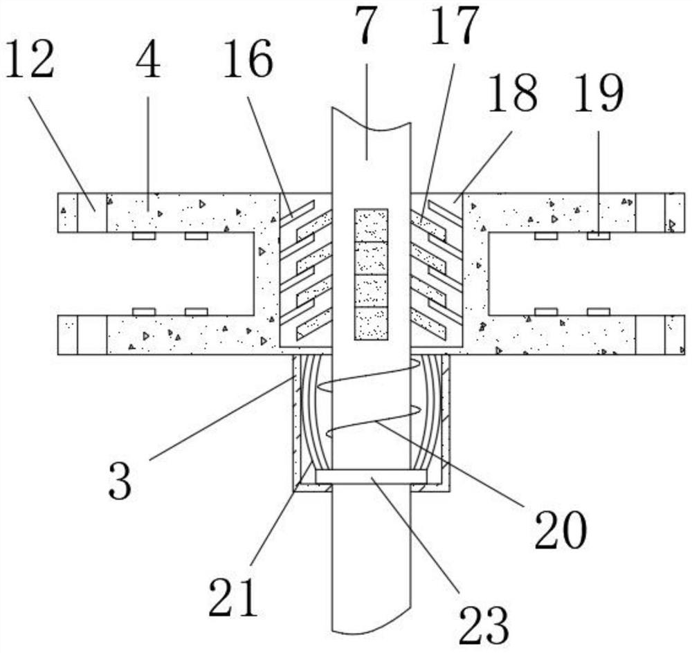 Stepless dimming type ceiling lamp with stable hoisting structure