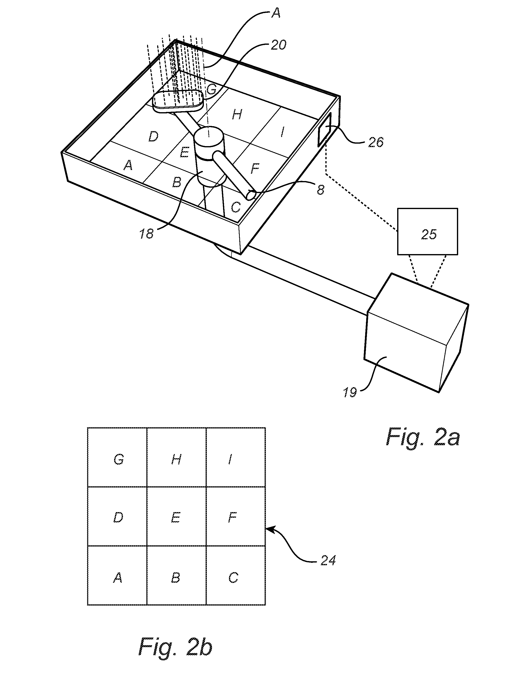 Arrangement for a dishwasher for creating a wash zone with selectable position