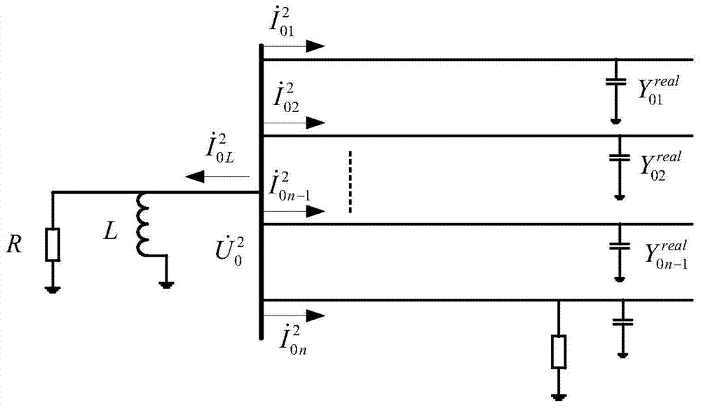 Method for realizing single-phase fault line selection of distribution network by using virtual current comparison principle