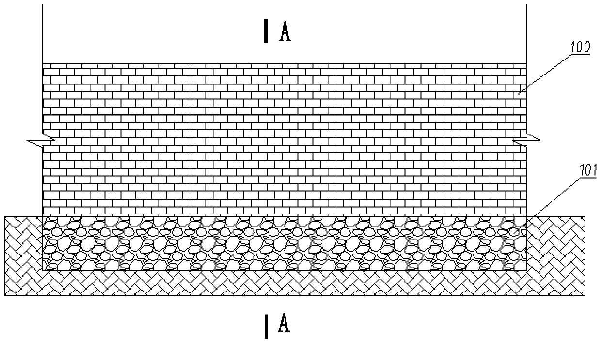 An Integral Underpinning Method for Discrete Brick-laying Platforms
