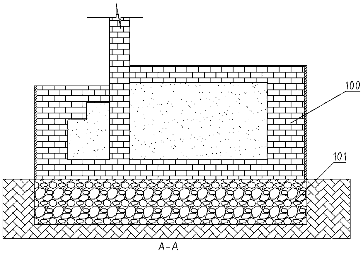 An Integral Underpinning Method for Discrete Brick-laying Platforms