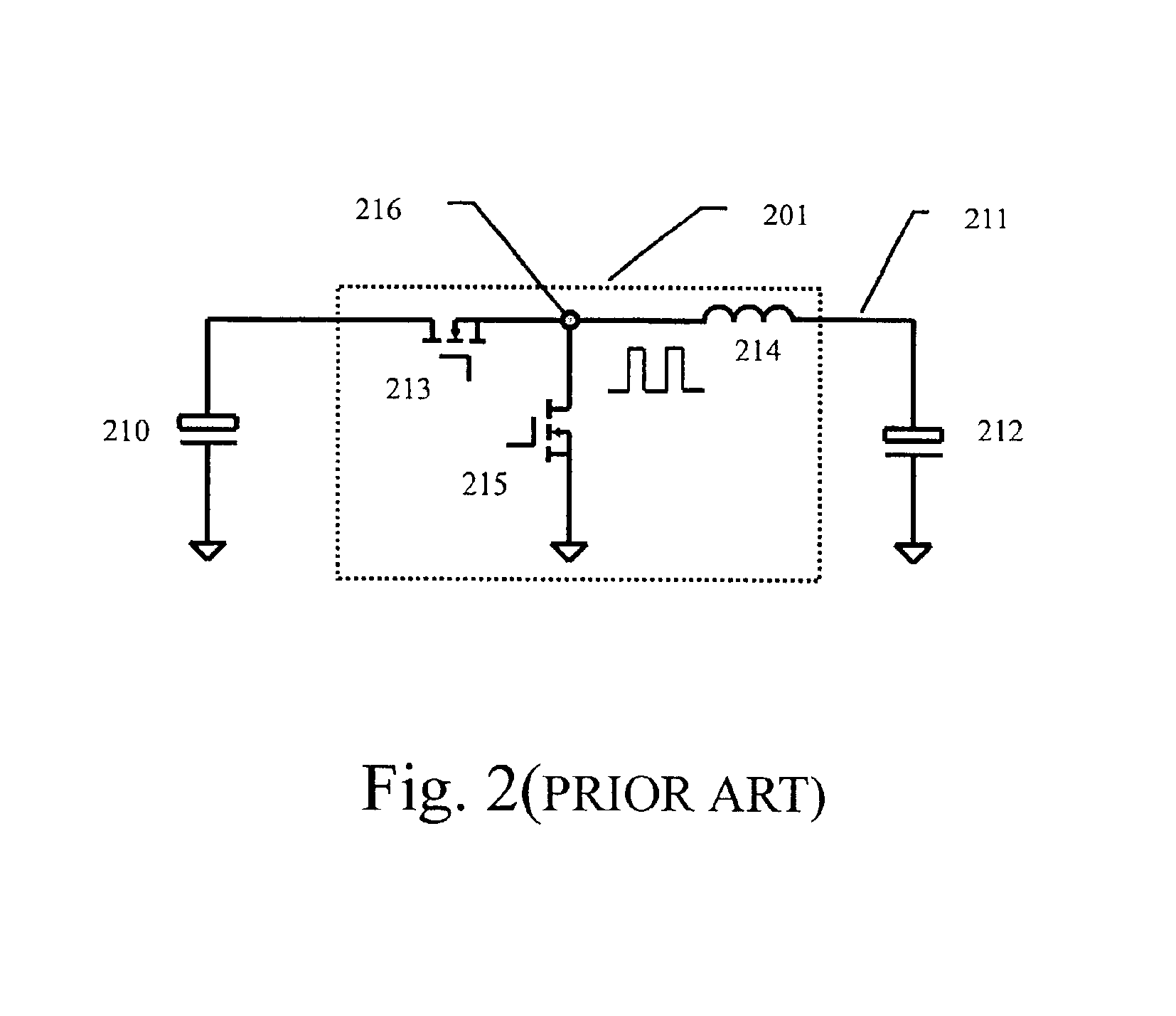 Isolated voltage regulator with one core structure