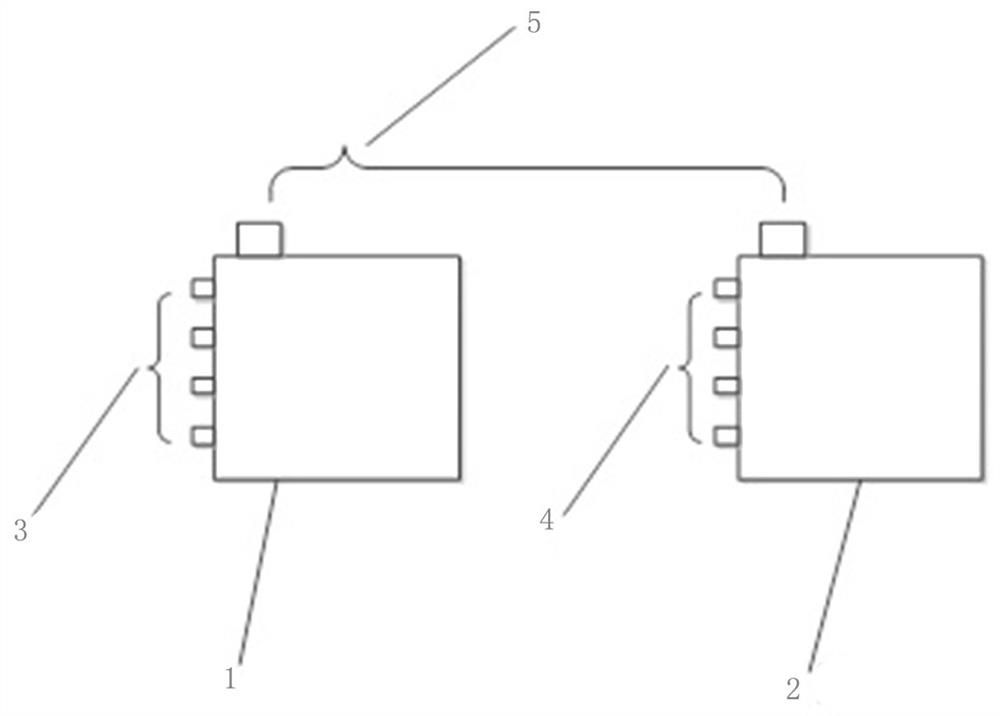 Voltage and current split type electric energy quality measuring device and method for intelligent substation