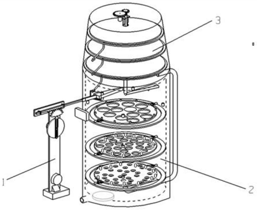An automatic feeding reflux wine steamer