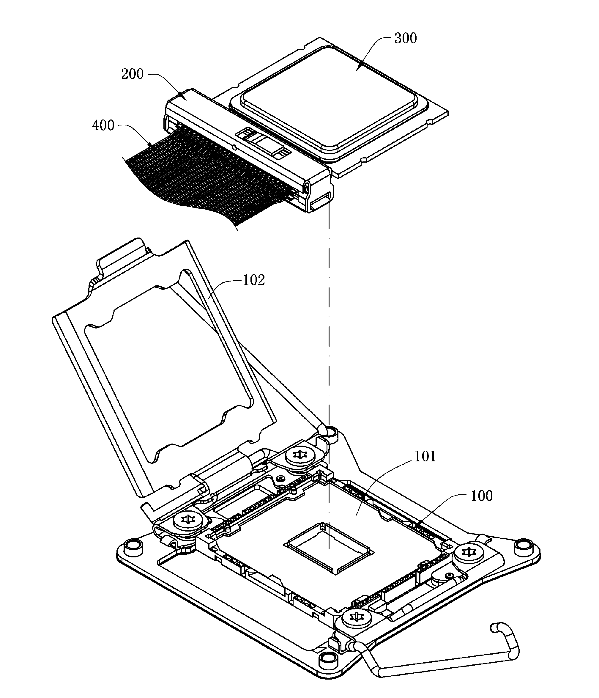 Adapter and electrical connection system