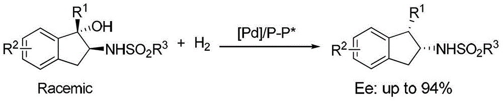 A kind of method for synthesizing chiral amine by asymmetric hydrogenolysis of palladium-catalyzed amino alcohol