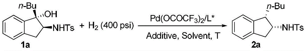 A kind of method for synthesizing chiral amine by asymmetric hydrogenolysis of palladium-catalyzed amino alcohol