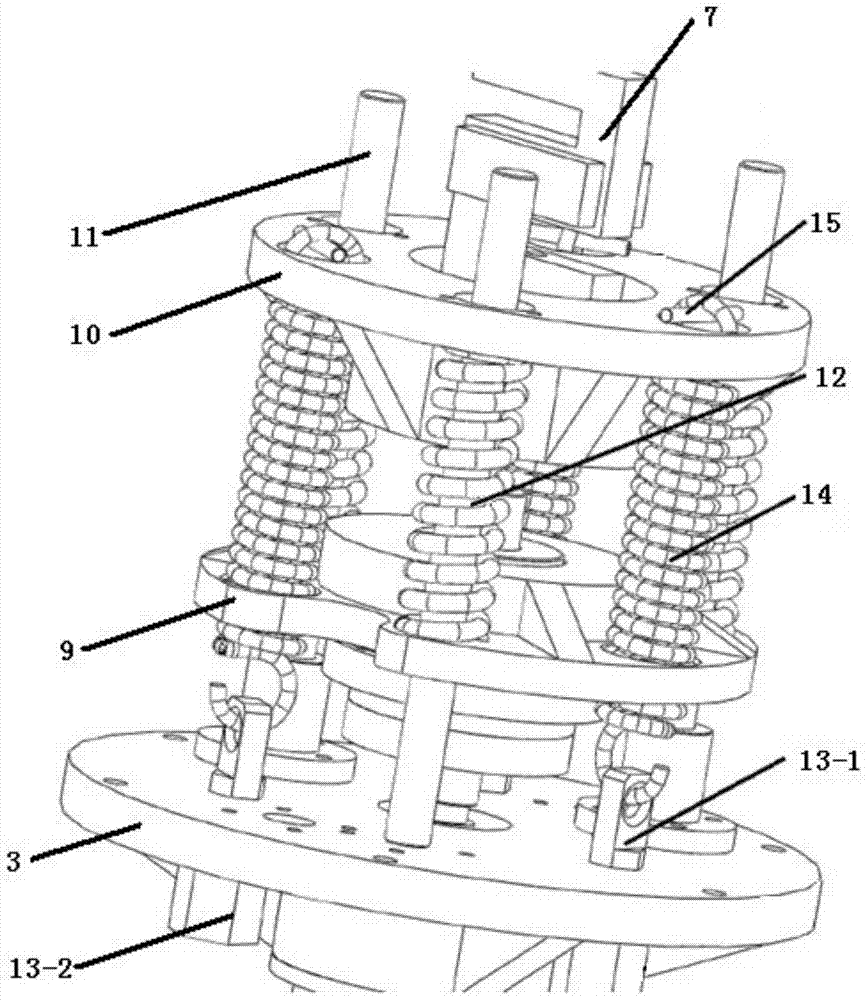 Force actuator based on tension-compression spring set