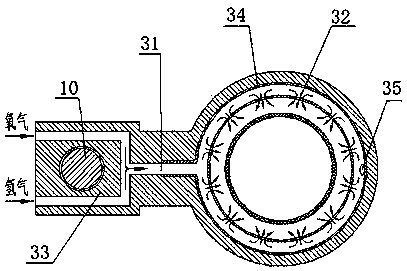 Material cabin vacuumizing sealing packaging device of purification device