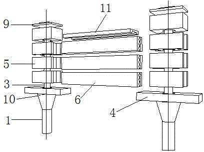 All-prefabricated fence