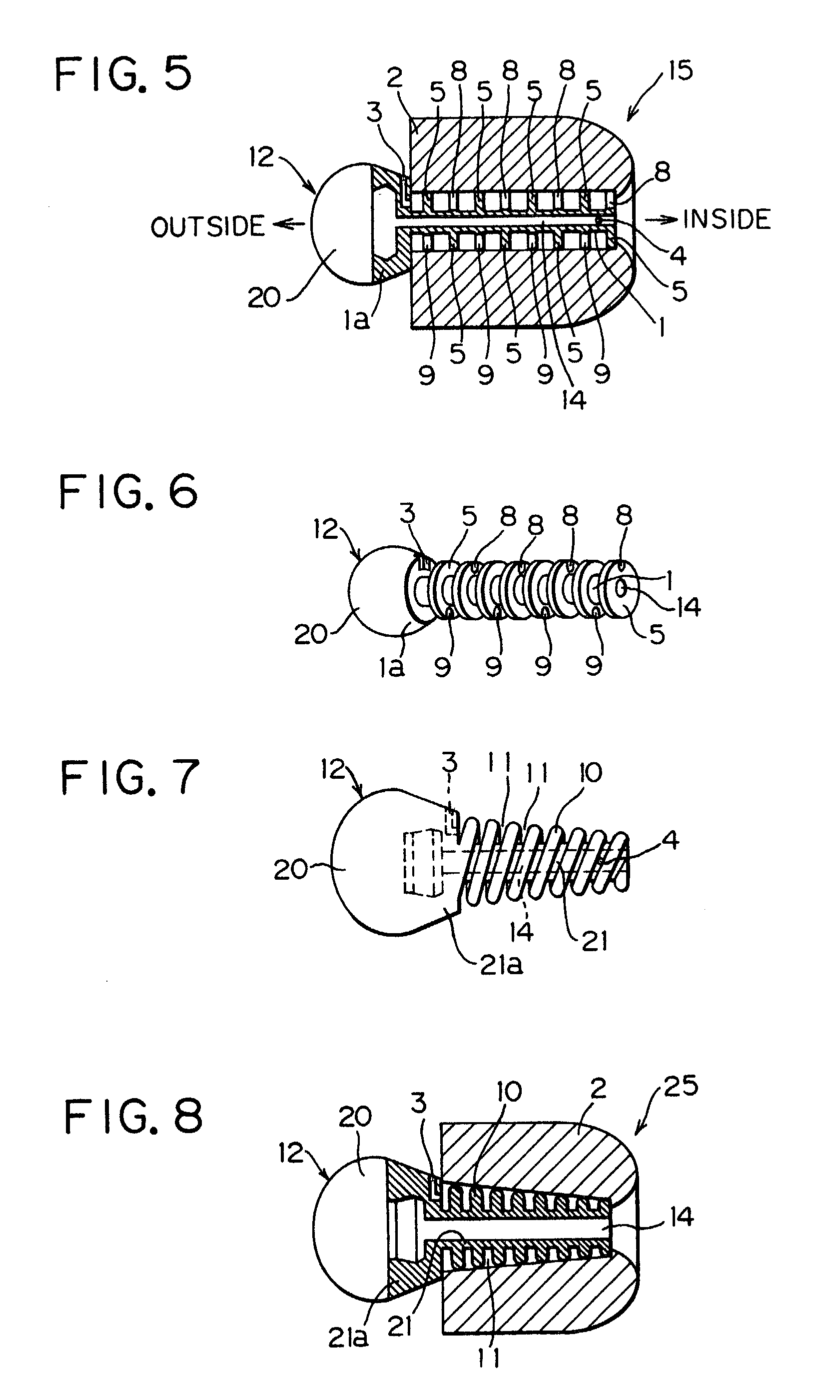 Ear plug to be inserted into the external auditory canal