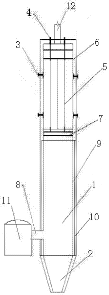 Electric de-dusting purifying device for phosphorus-making furnace gas