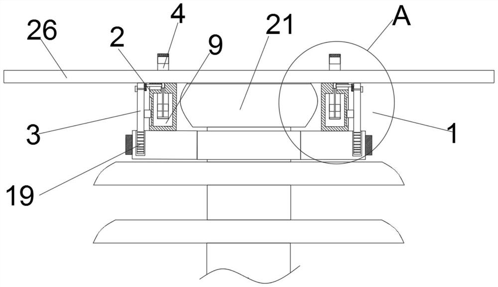 A linear rod wire binding device