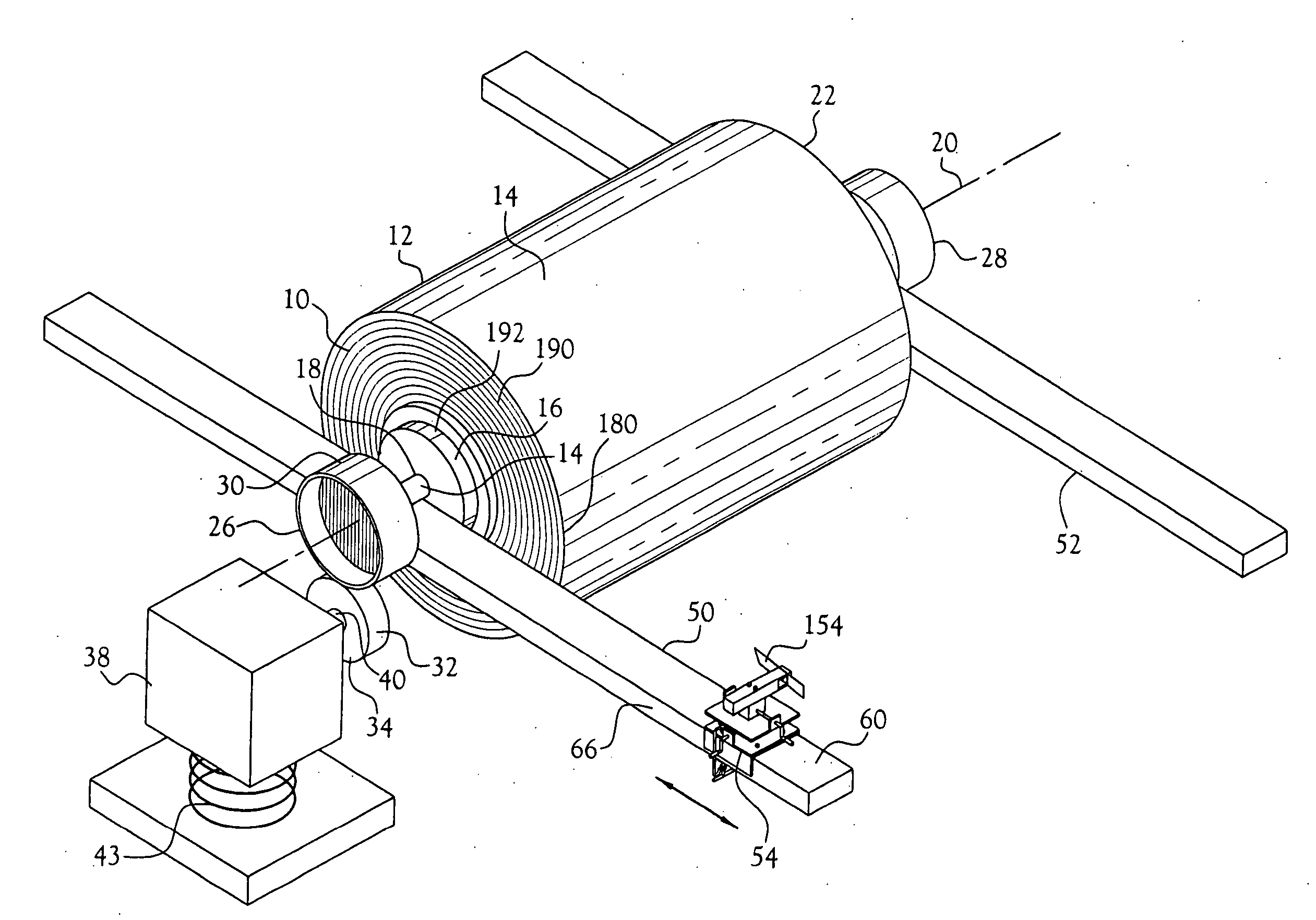Paper roll edge trimming method and apparatus