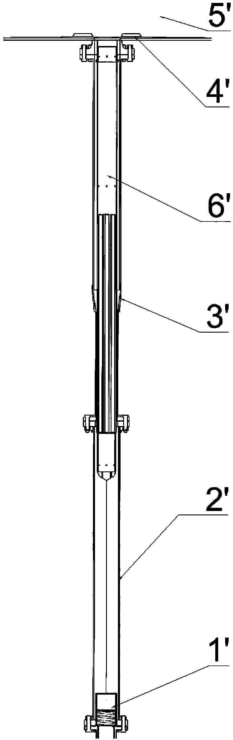 Hydraulic Buffer Structure for Hydrodynamic Suspension Passive Shutdown Experimental Device