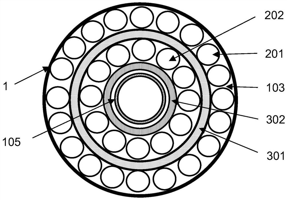 A catheter integrating laser ablation and shock wave angioplasty