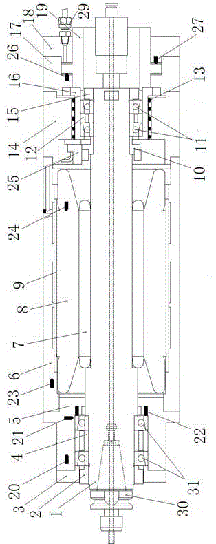 Intelligent electric spindle