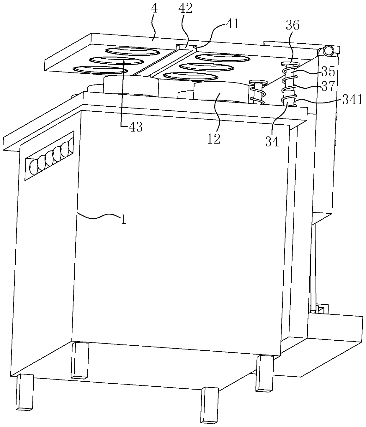 Concrete anti-permeability detection device and method