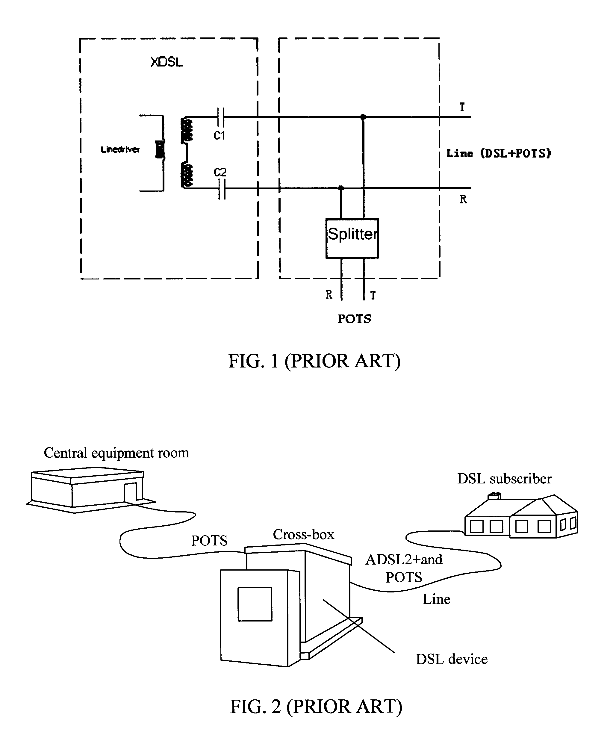 DSL protection circuit
