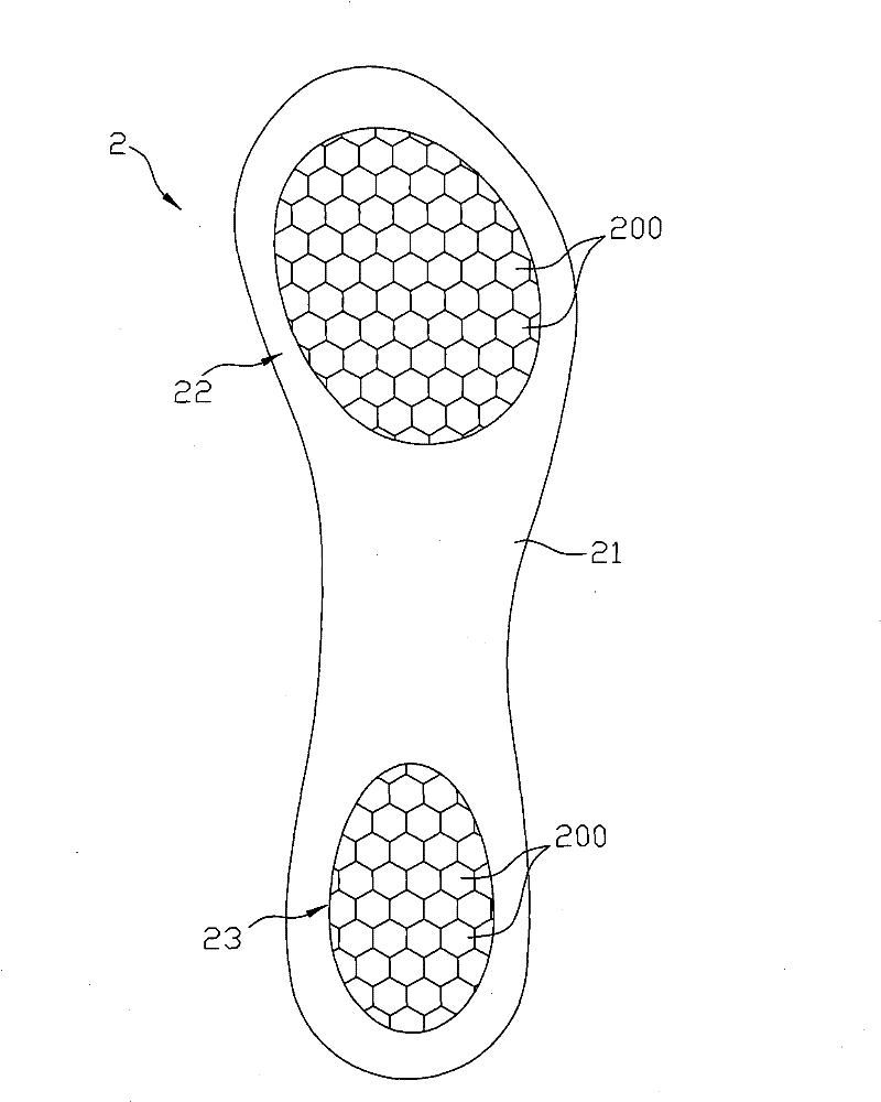 Air-pressure shoe pad
