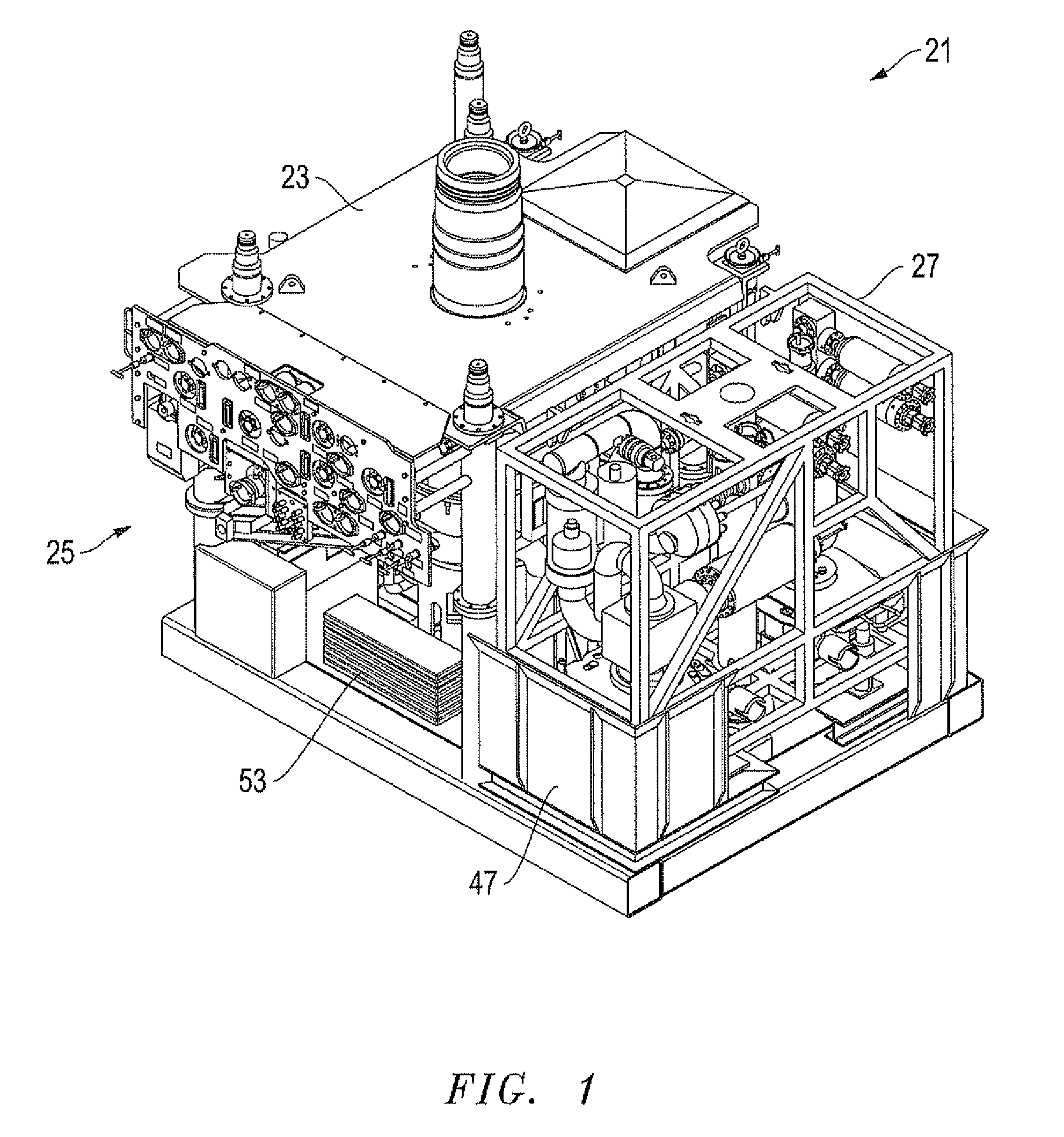 System, method and apparatus for a modular production tree assembly to reduce weight during transfer of tree to rig
