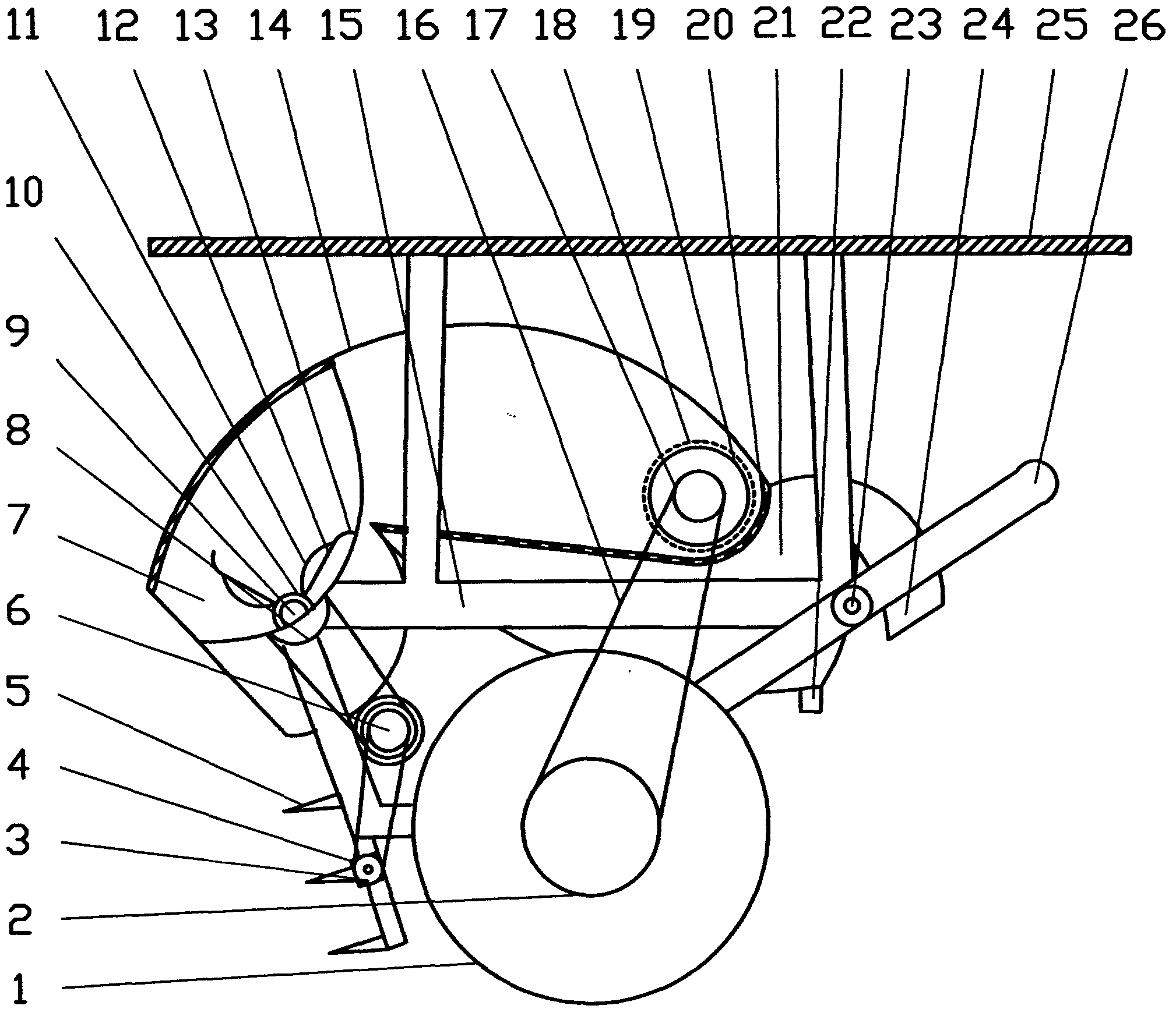 Solar wheat combine harvester