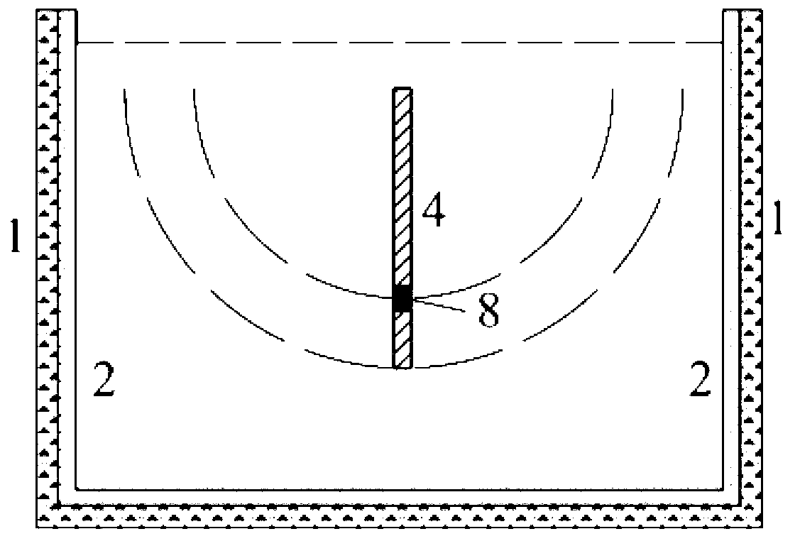 Device for measuring sensitivity of wave detector in reception direction of elastic waves
