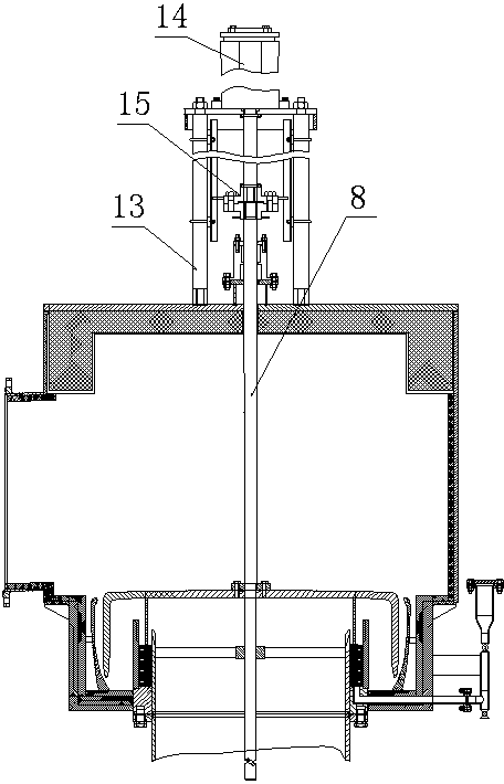 Gas pipeline liquid metal sealing valve for high-temperature environment