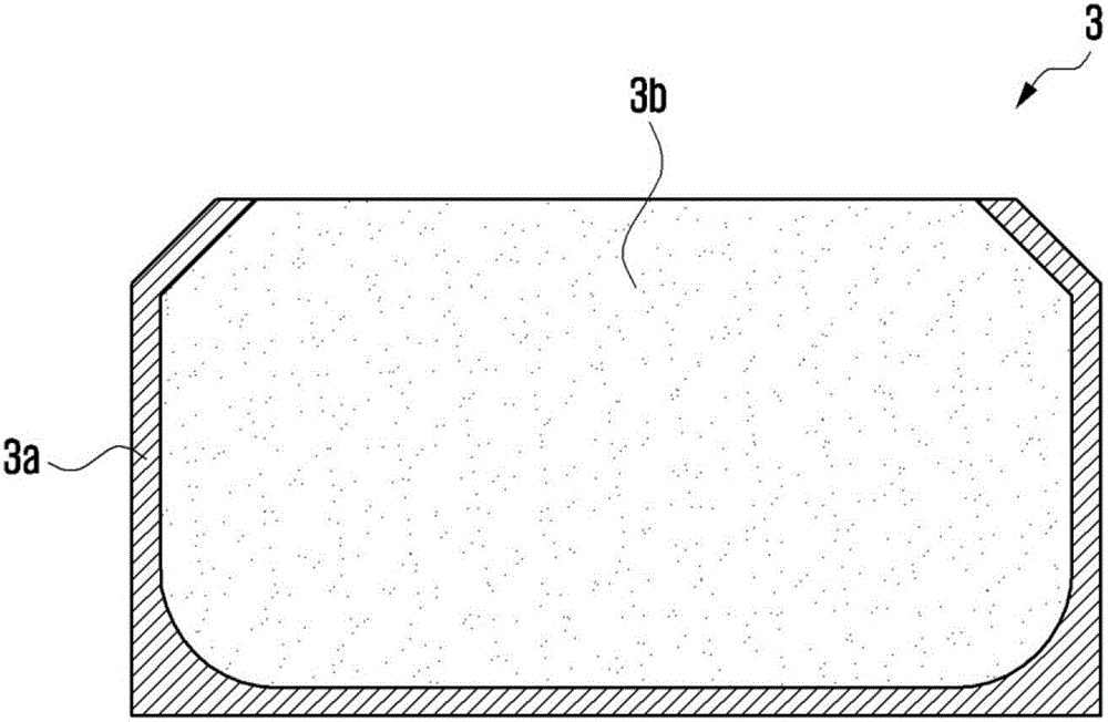 Sealing material for hatch cover and manufacturing method thereof