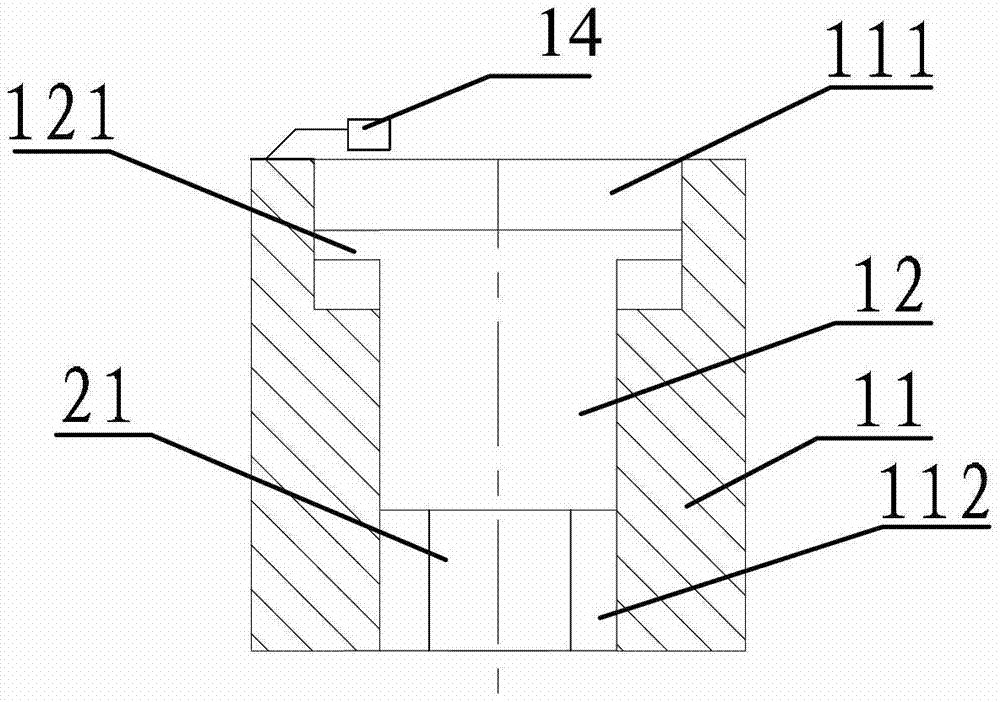 Measuring device for parameter of metal plate hole