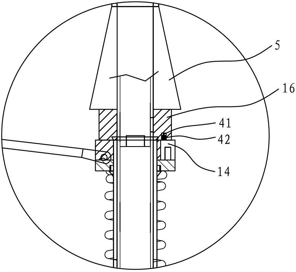 Umbrella with upper nest of cell box