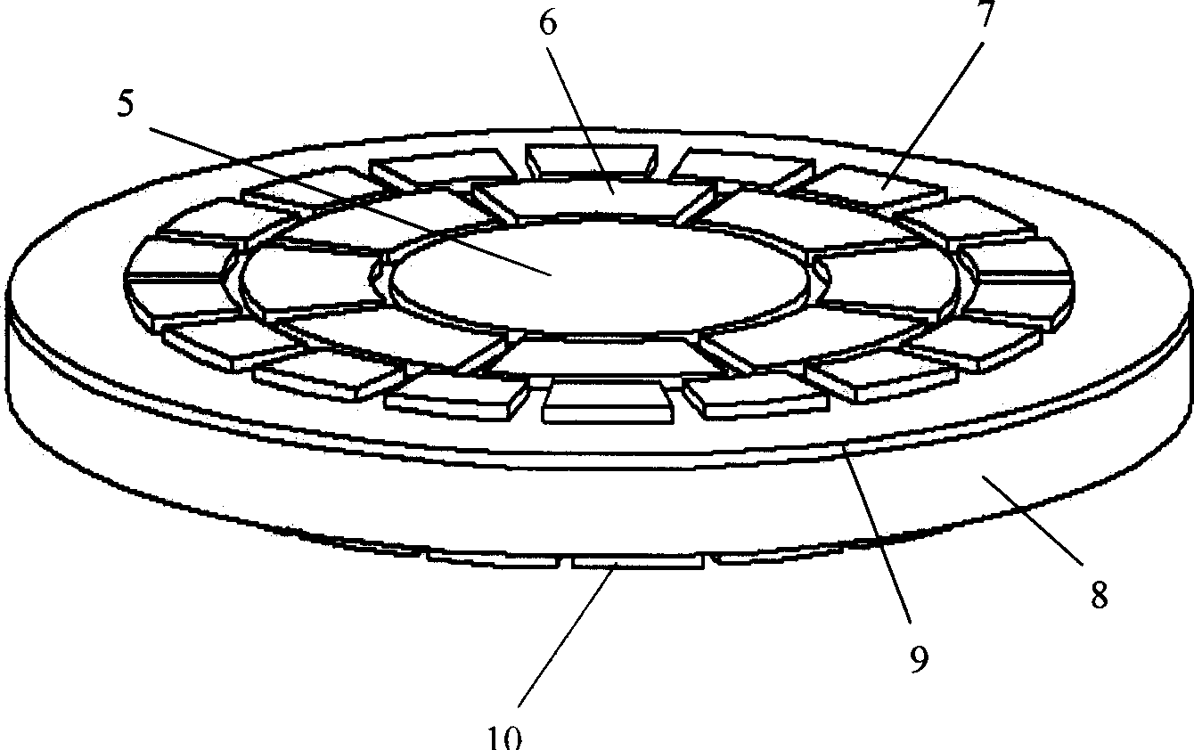 Permanent-magnet dimagnetic combined suspension rotor micro gyroscope