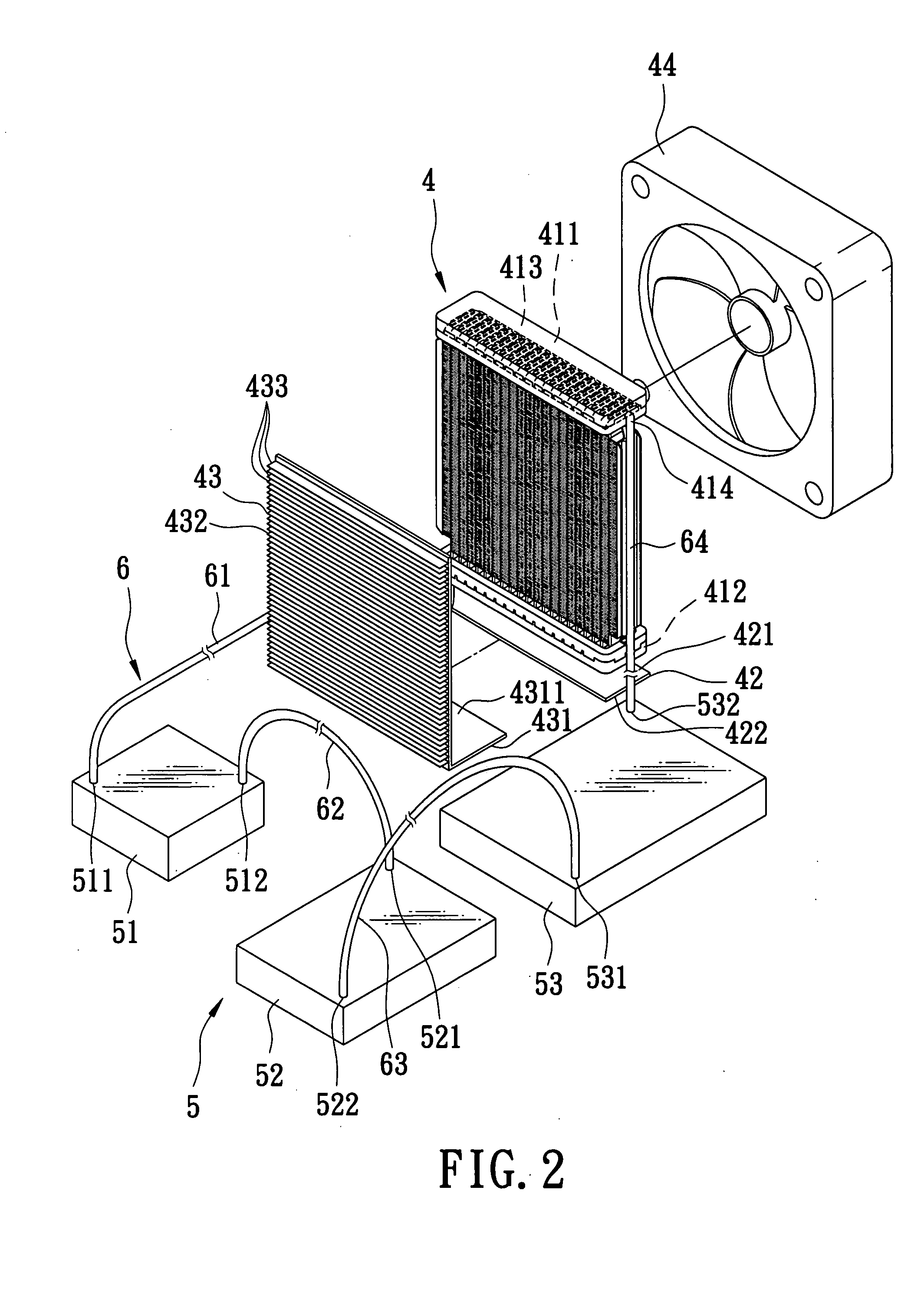Heat dissipating system and method