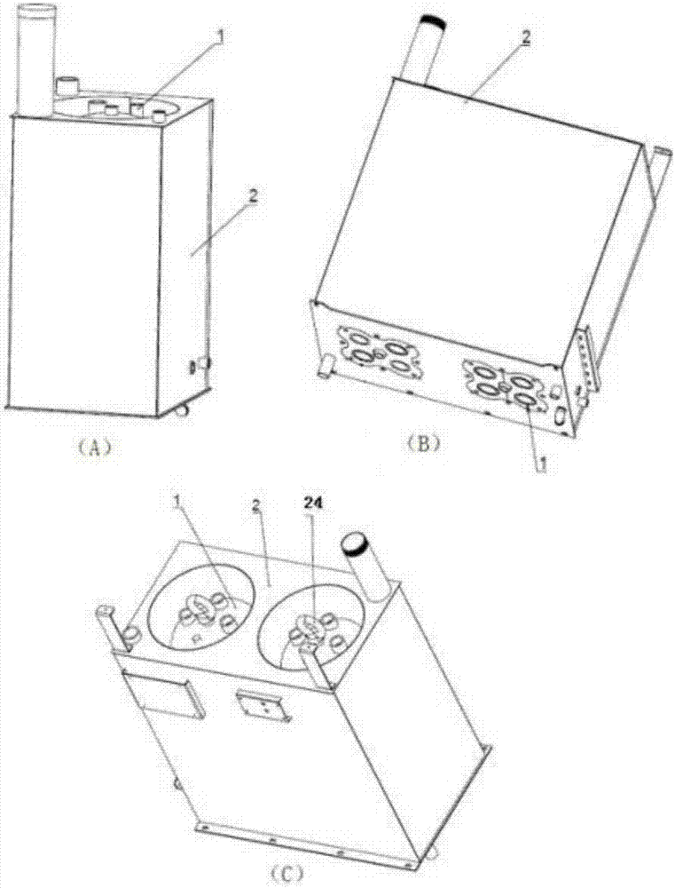 Efficient modular saturated steam washing equipment