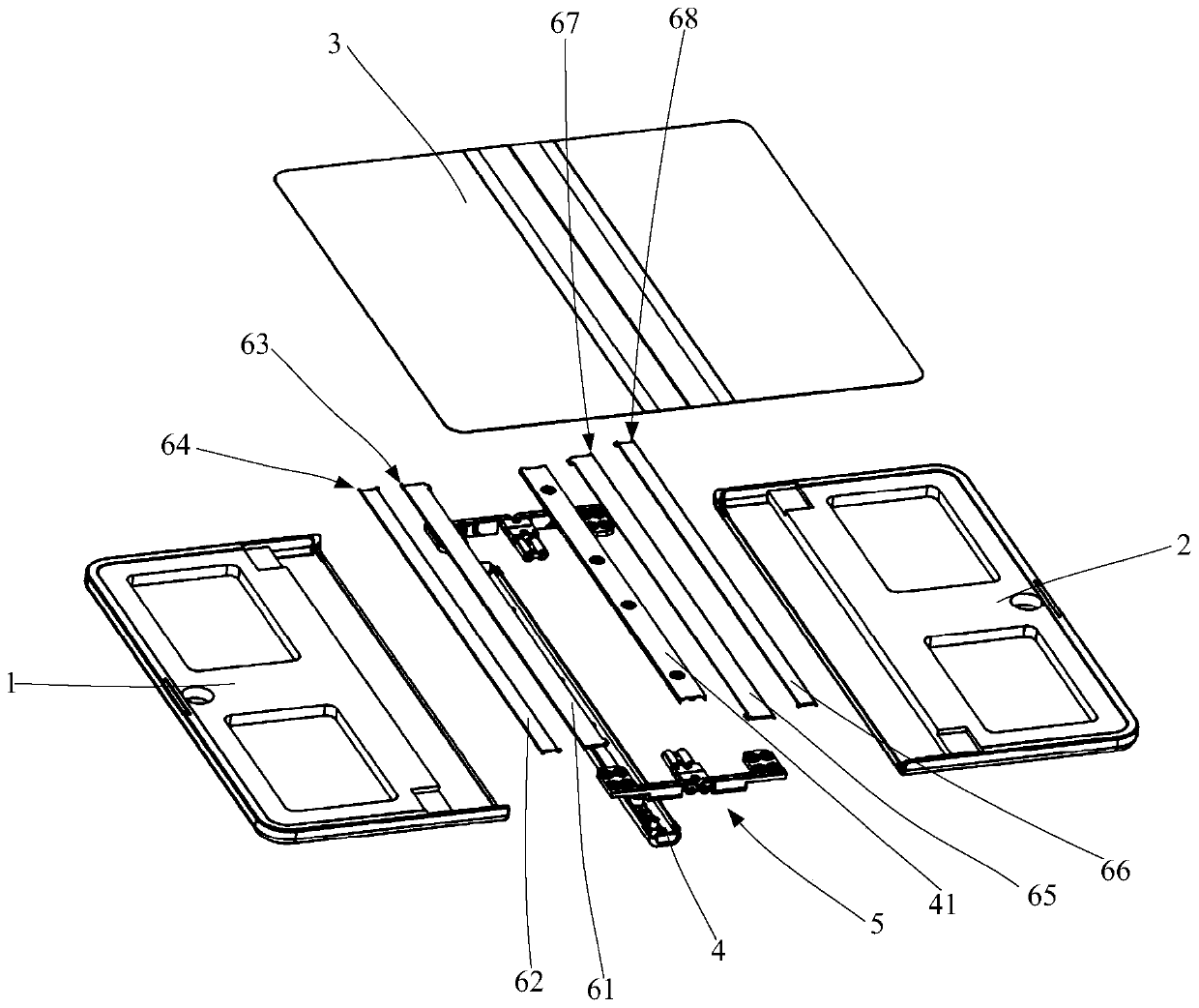 Rotating device and flexible screen device