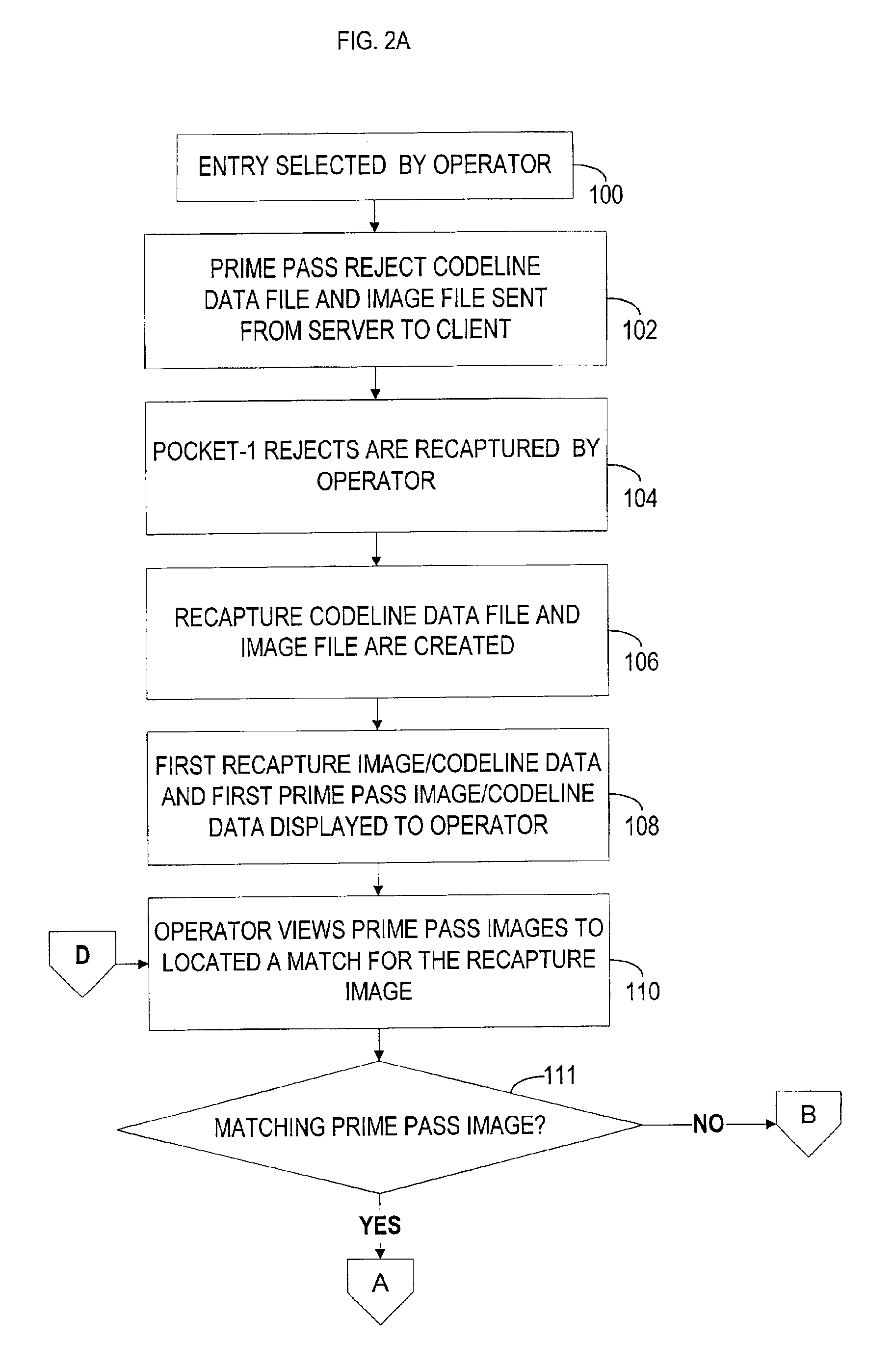 Image enabled reject repair for check processing capture