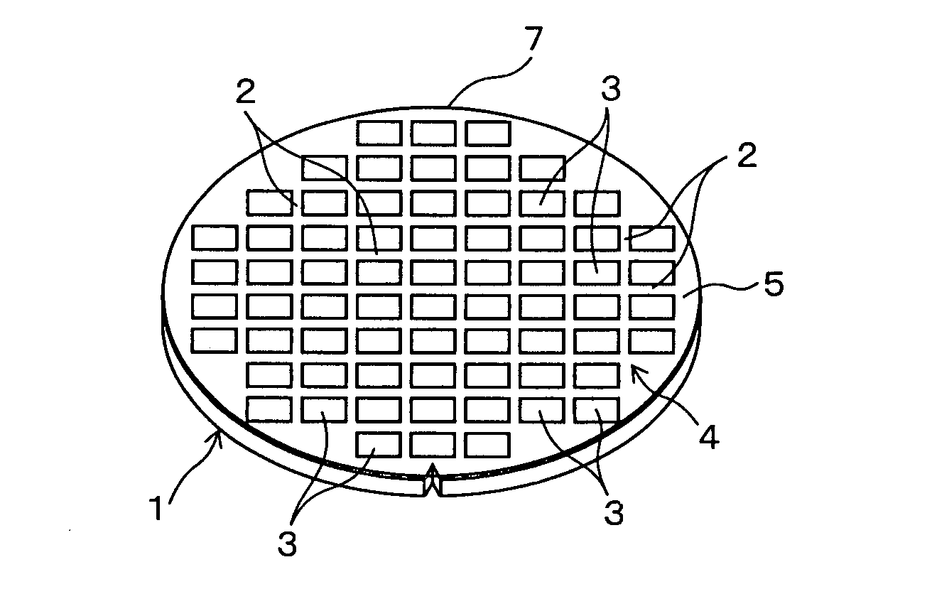 Processing method for wafer