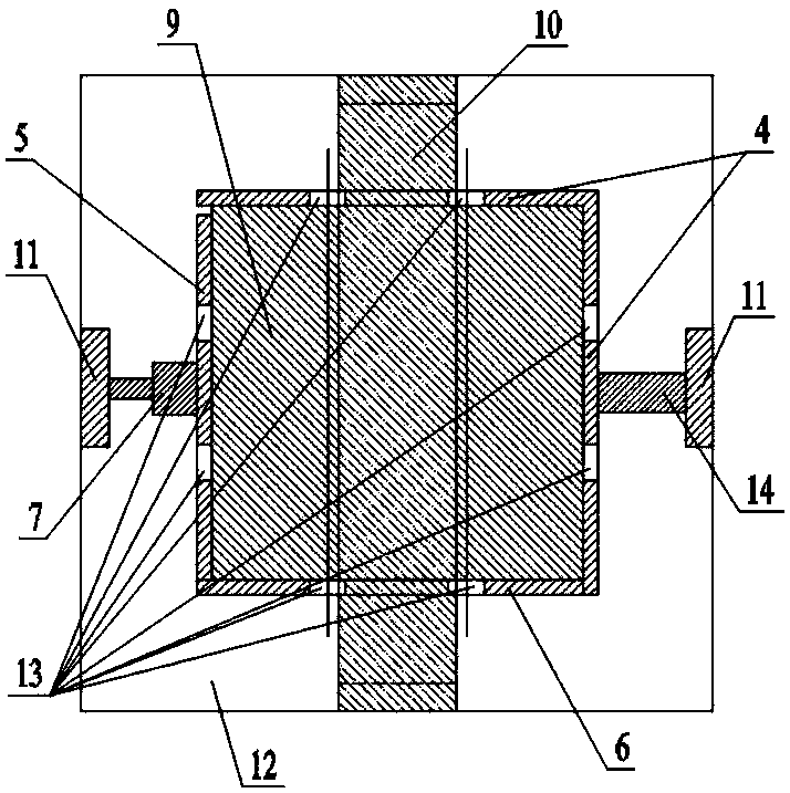 Device and method for judging fractured-rock-mass perfection degree