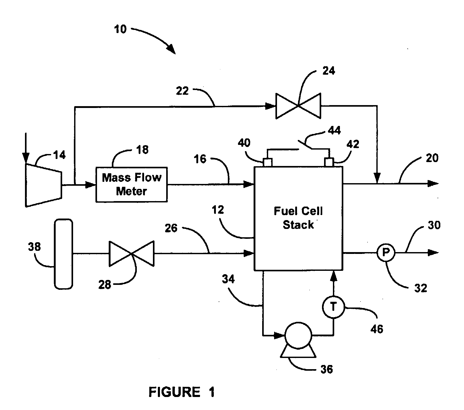 Fuel cell stack used as coolant heater