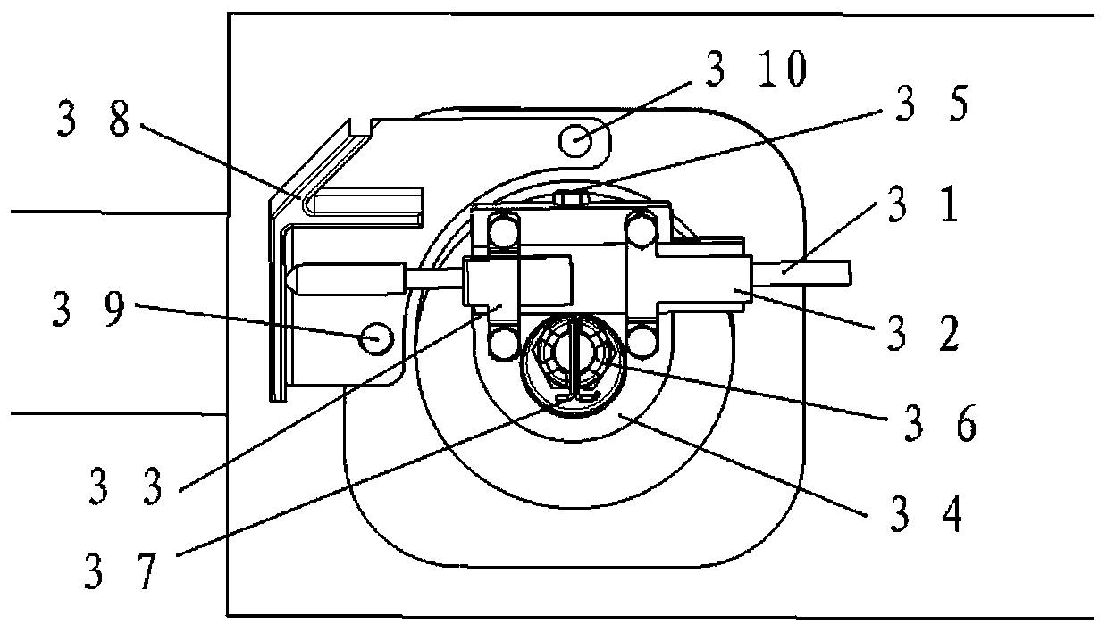 Helicopter rotor damper displacement measuring device
